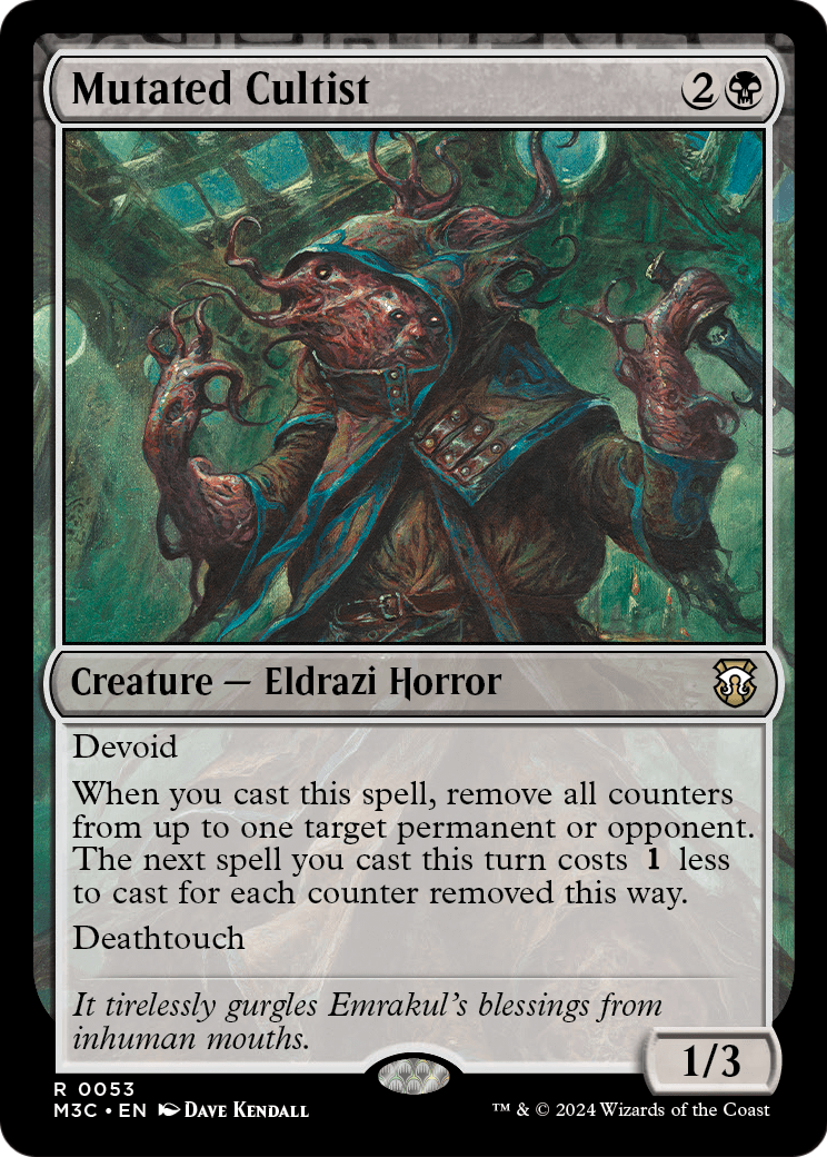 Mutated Cultist (M3C-053) - Modern Horizons 3 Commander: (devoid)