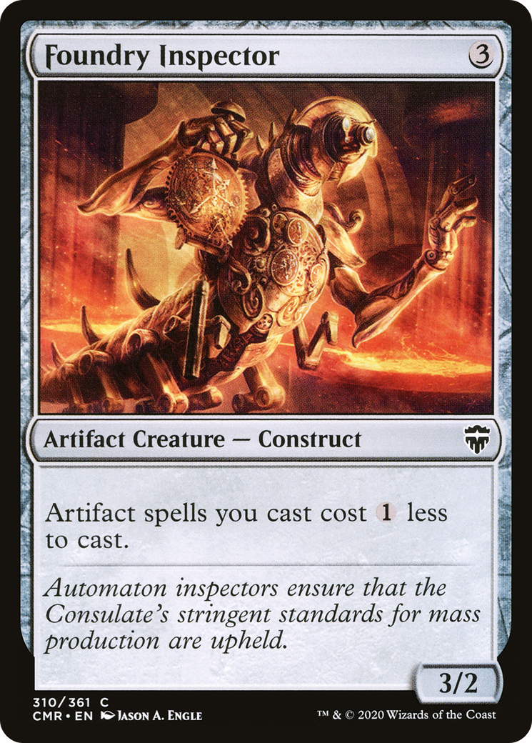 Foundry Inspector (CMR-310) - Commander Legends