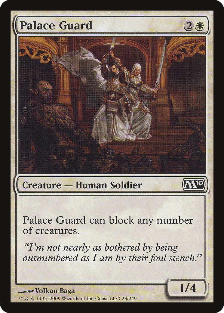 Palace Guard (M10-023) - Magic 2010 Foil