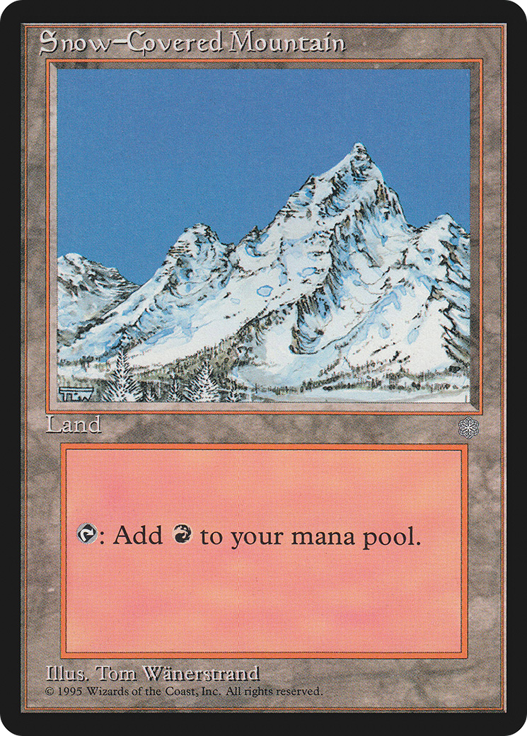 Snow-Covered Mountain (ICE-349) - Ice Age