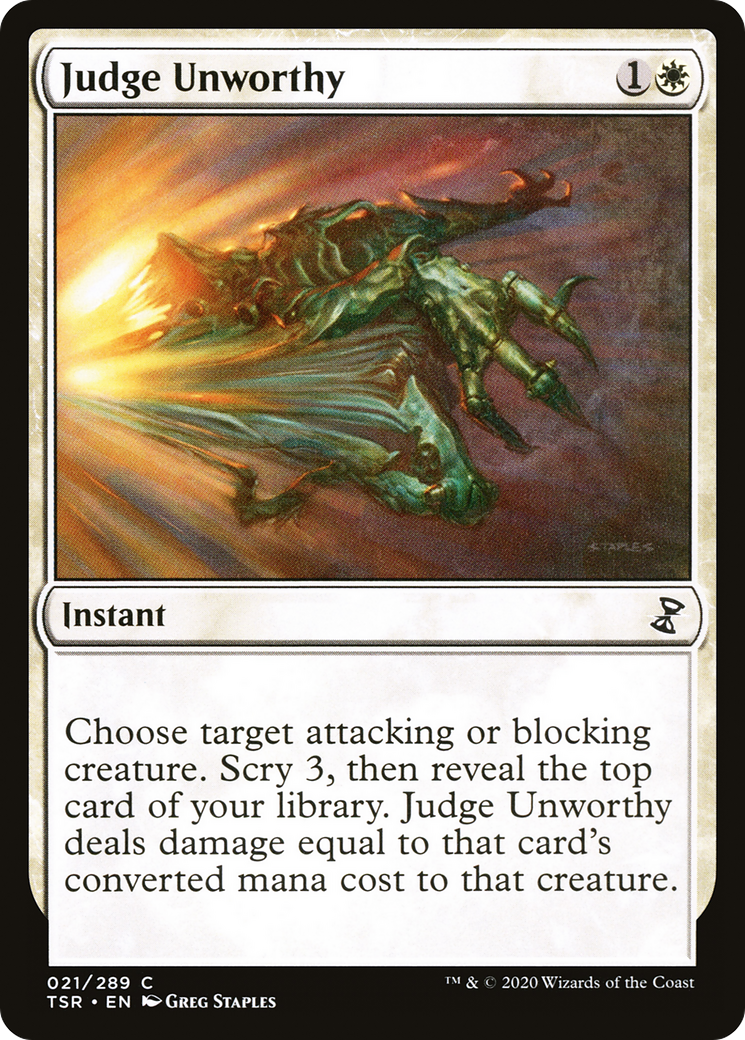 Judge Unworthy (TSR-021) - Time Spiral Remastered