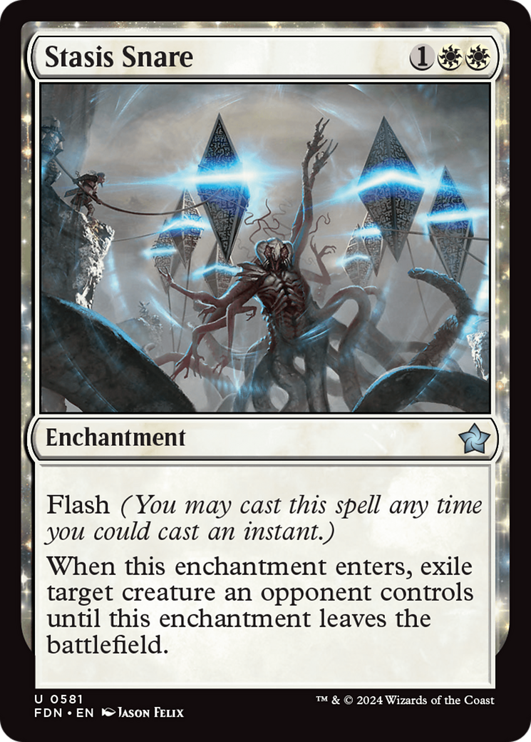 Stasis Snare (FDN-581) - Foundations: (enchantment)
