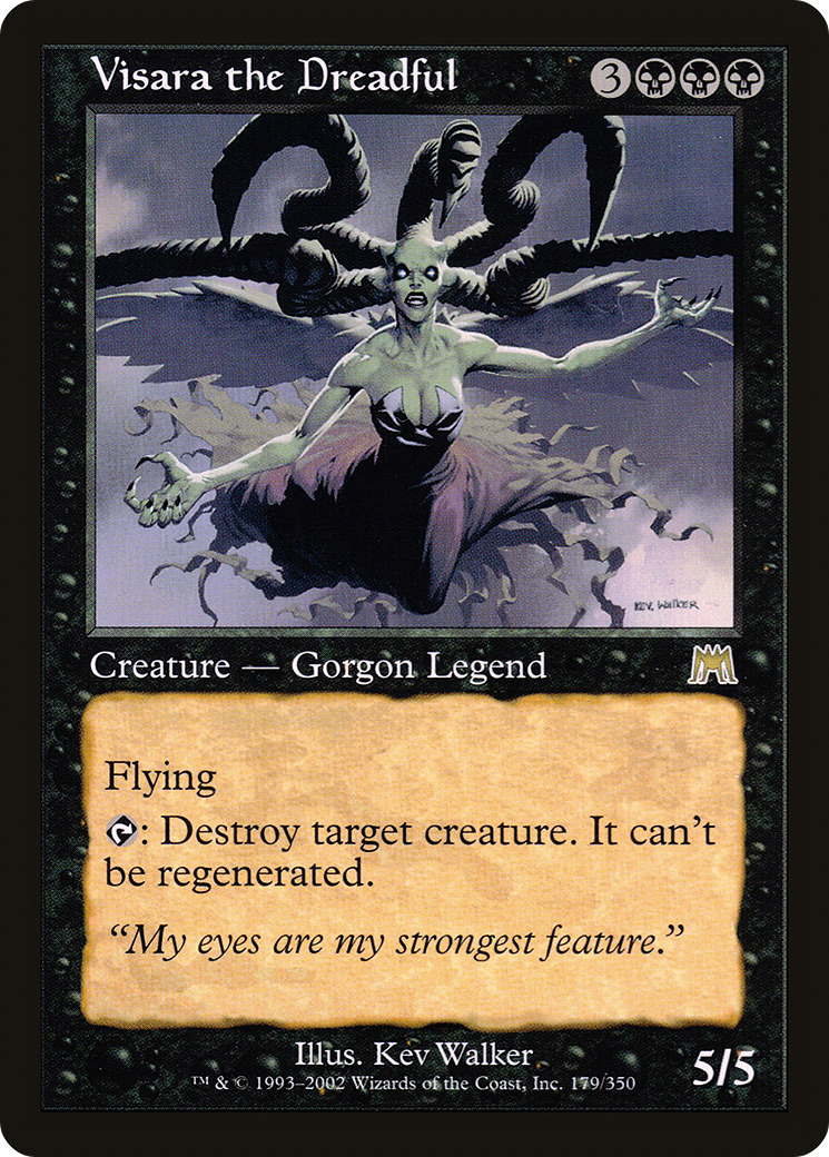 Visara the Dreadful (ONS-179) - Onslaught Foil