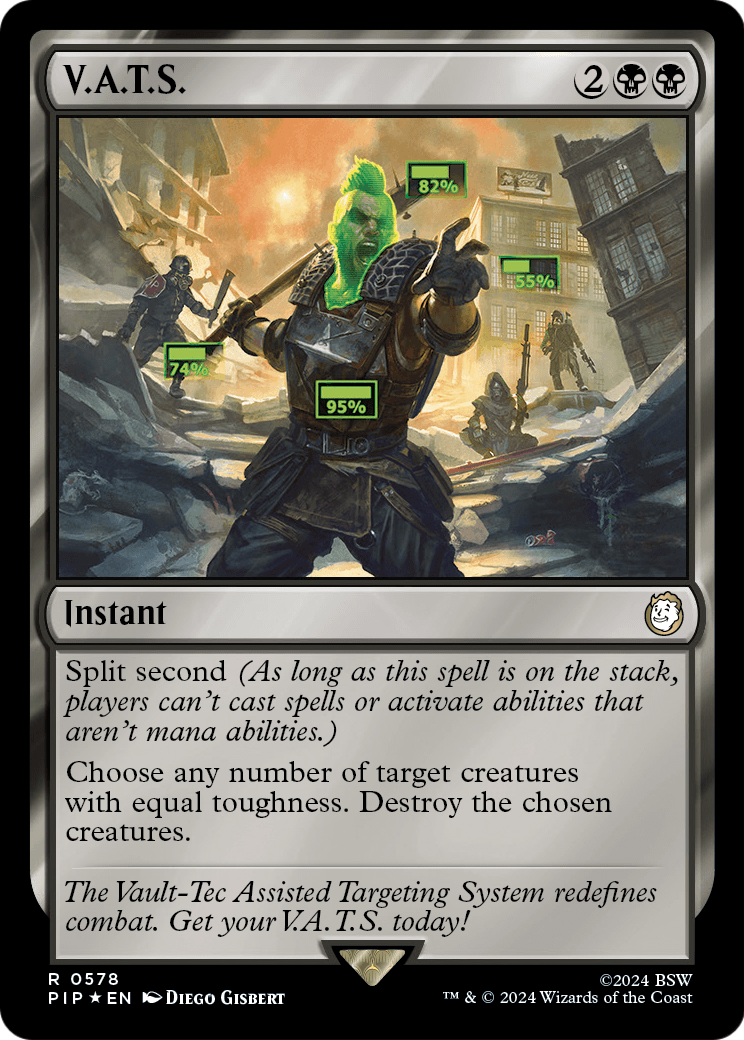 V.A.T.S. (Surge Foil) (PIP-578) - Fallout Foil