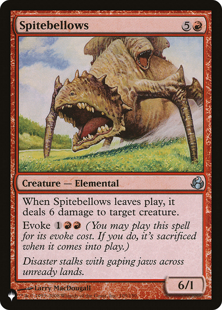 Spitebellows (LIST-105/150) - The List