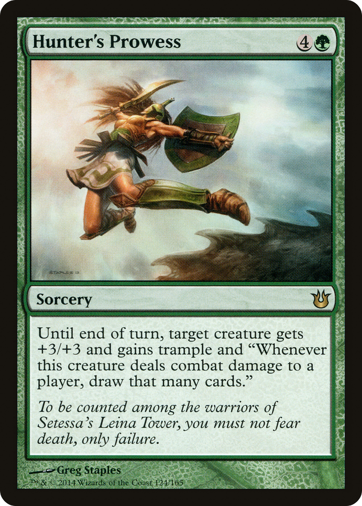 Hunter's Prowess (BNG-124) - Born of the Gods