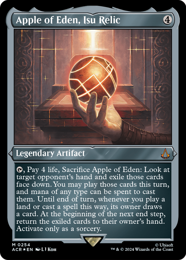 Apple of Eden, Isu Relic (Foil Etched) (ACR-254) - Assassin's Creed Foil