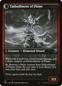 Flame Channeler (DBL-141) - Innistrad: Double Feature: (Double Faced Transform) Foil