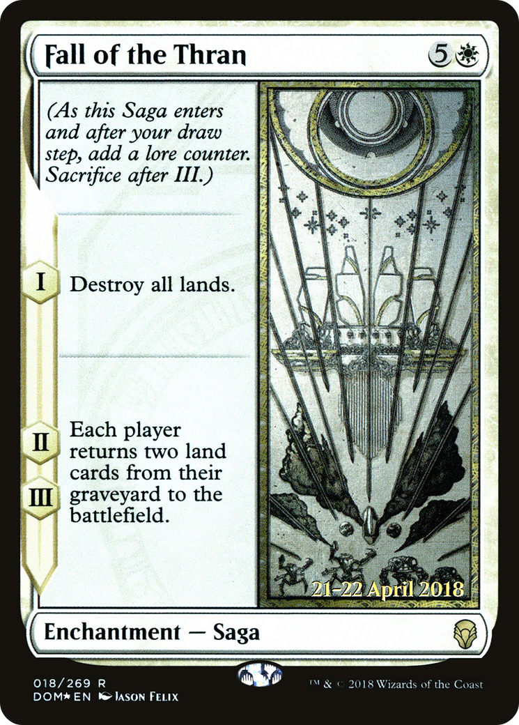 Fall of the Thran (PRE-018) - Dominaria Promos Foil