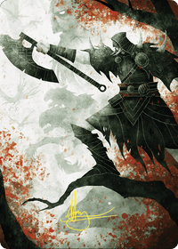 Garruk's Uprising // Garruk's Uprising (AWOE-072) - Wilds of Eldraine Art Series (Borderless)
