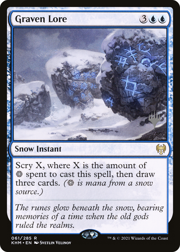 Graven Lore (PPKHM-061) - Kaldheim Promos: (snow)