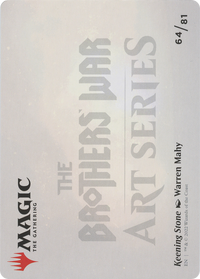 Keening Stone // Keening Stone (ABRO-064) - The Brothers' War Art Series (Borderless) Foil