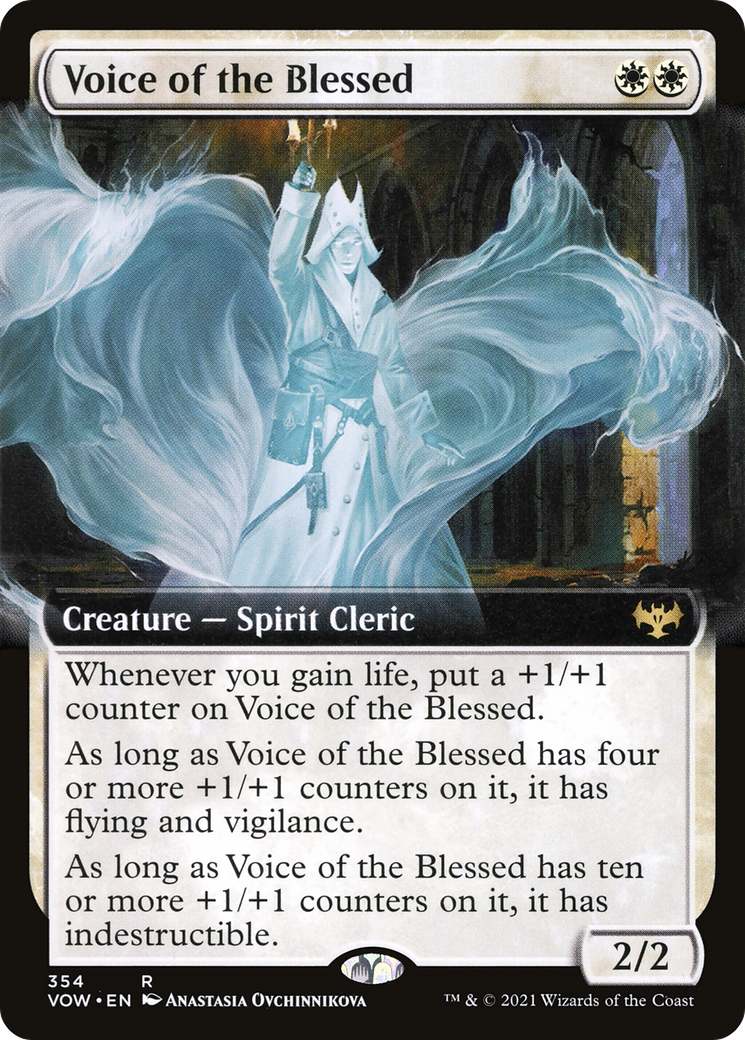 Voice of the Blessed (Extended Art) (VOW-354) - Innistrad: Crimson Vow: (Extended Art)
