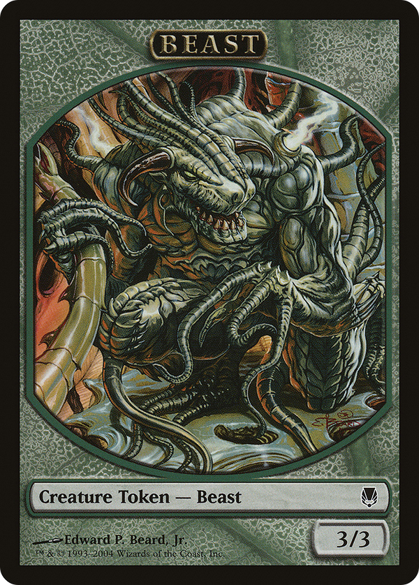 Beast Token (Darksteel) (MPRP-) - Magic Player Rewards 2004