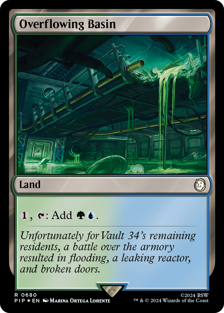Overflowing Basin (Surge Foil) (PIP-680) - Fallout Foil