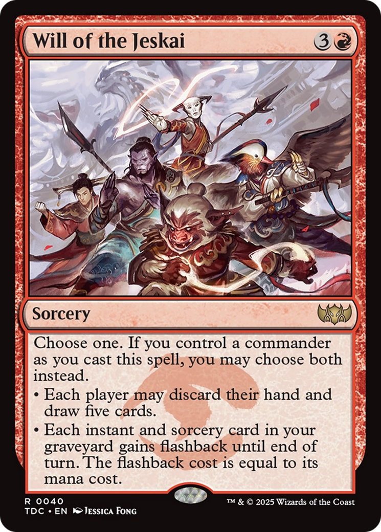 Will of the Jeskai (TDC-040) - Commander: Tarkir: Dragonstorm