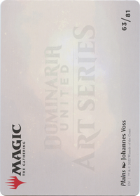 Plains // Plains (ADMU-063) - Dominaria United Art Series (Borderless)