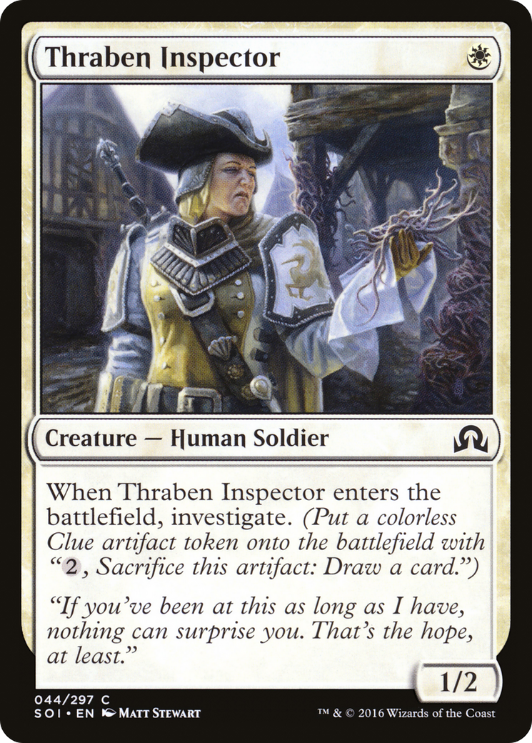 Thraben Inspector (SOI-044) - Shadows over Innistrad Foil