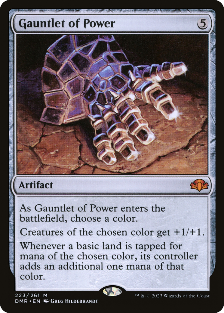 Gauntlet of Power (DMR-223) - Dominaria Remastered