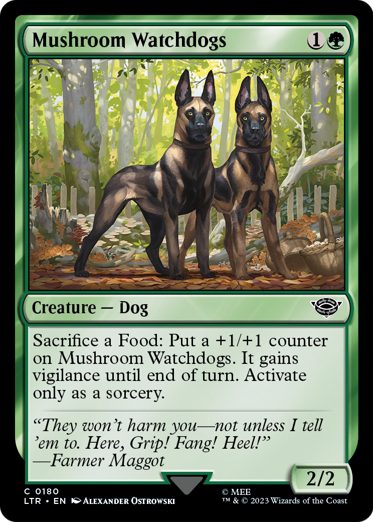 Mushroom Watchdogs (LTR-180) - The Lord of the Rings: Tales of Middle-earth Foil