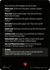 Roll for Initiative // Roll for Initiative (cont'd) (MCLB-001) - Commander Legends: Battle for Baldur's Gate Minigames