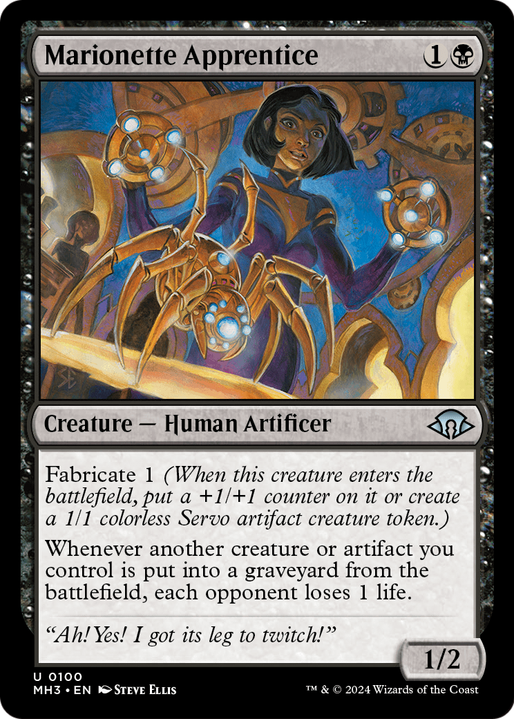 Marionette Apprentice (MH3-100) - Modern Horizons 3
