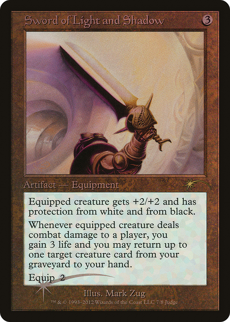 Sword of Light and Shadow (JDG-007) - Judge Gift Cards 2012 Foil