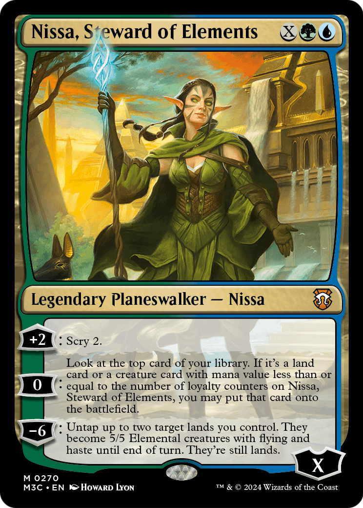 Nissa, Steward of Elements (M3C-270) - Modern Horizons 3 Commander