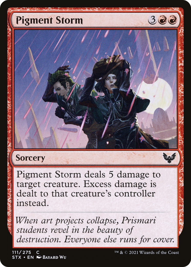 Pigment Storm (STX-111) - Strixhaven: School of Mages Foil