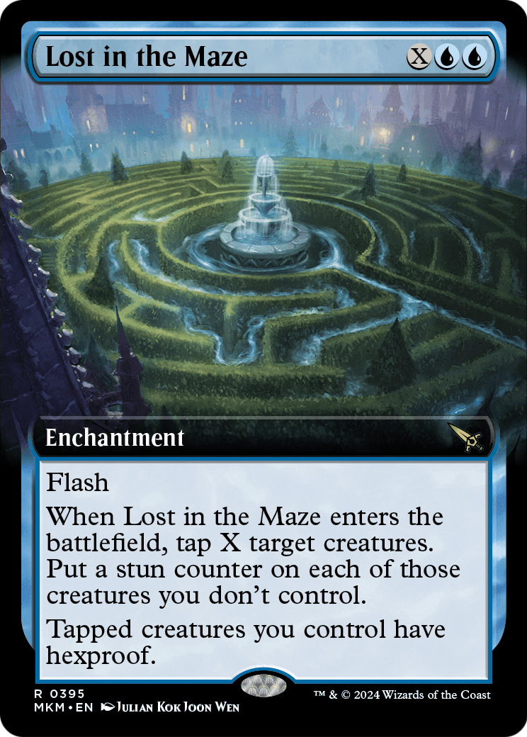 Lost in the Maze (Extended Art) (MKM-395) - Murders at Karlov Manor: (Extended Art)