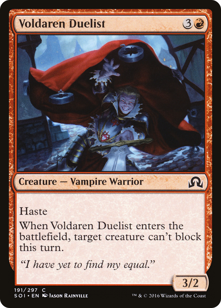 Voldaren Duelist (SOI-191) - Shadows over Innistrad Foil
