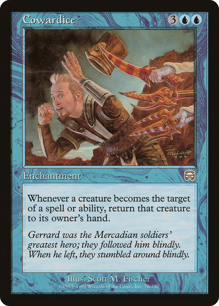 Cowardice (MMQ-070) - Mercadian Masques Foil