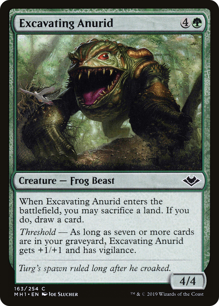 Excavating Anurid (MH1-163) - Modern Horizons Foil