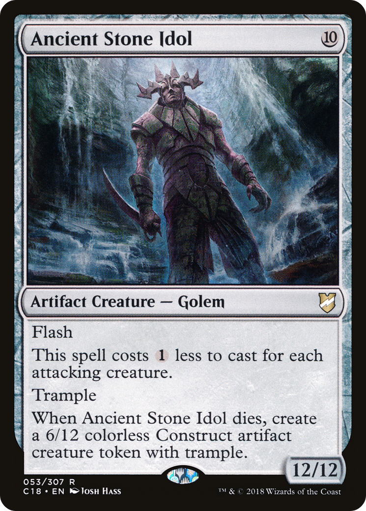 Ancient Stone Idol (C18-053) - Commander 2018