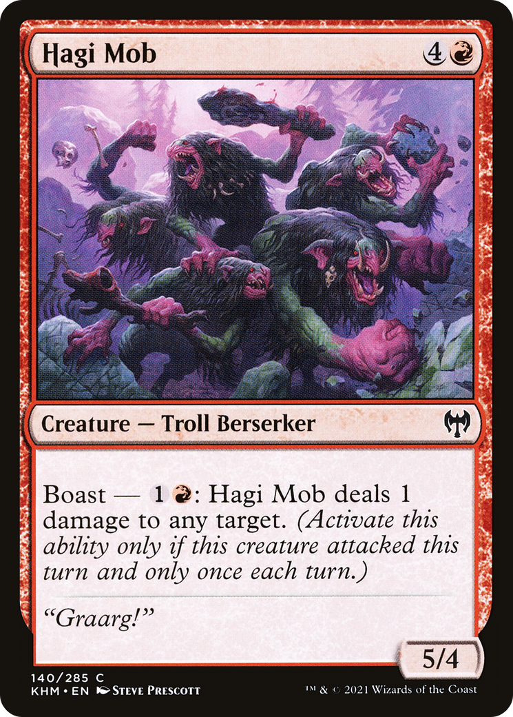 Hagi Mob (KHM-140) - Kaldheim Foil