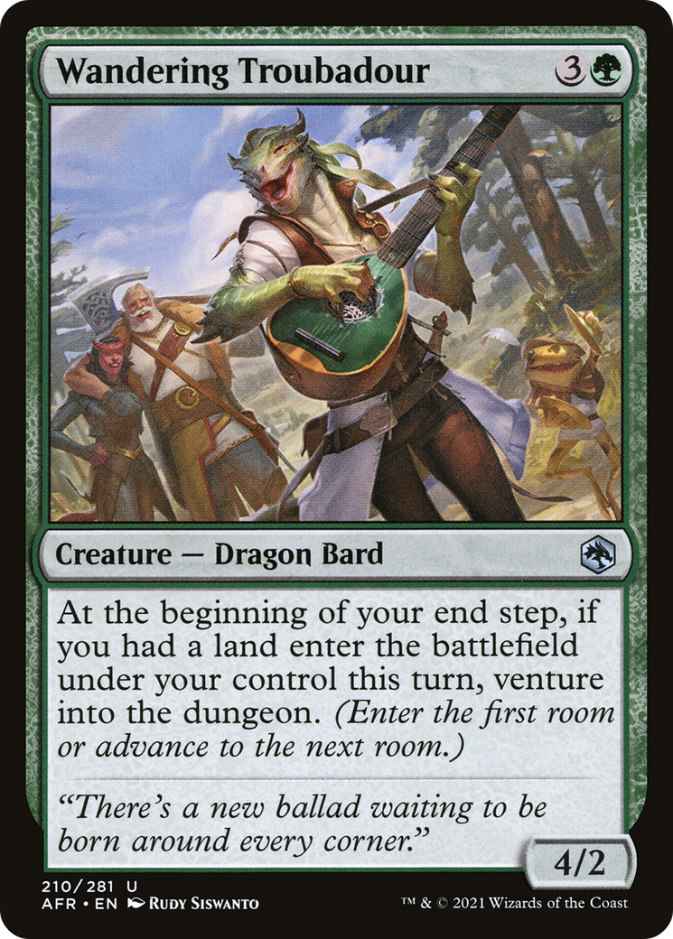 Wandering Troubadour (AFR-210) - Adventures in the Forgotten Realms