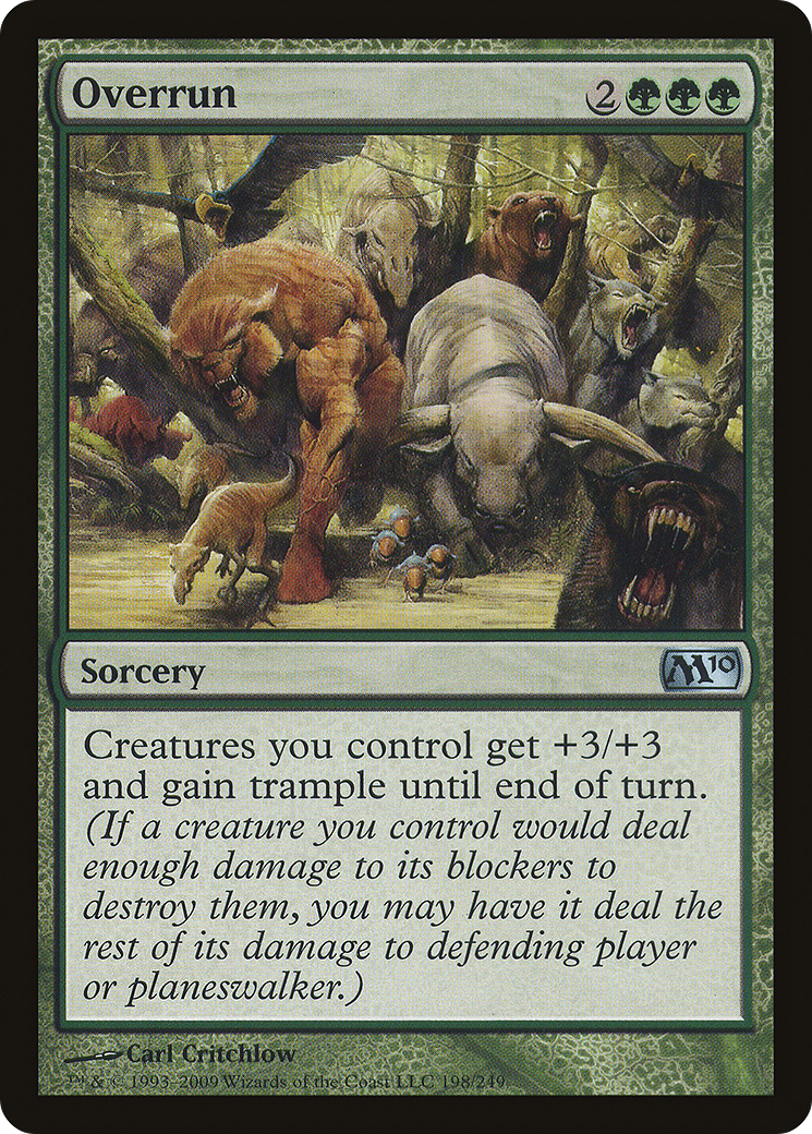 Overrun (M10-198) - Magic 2010 Foil
