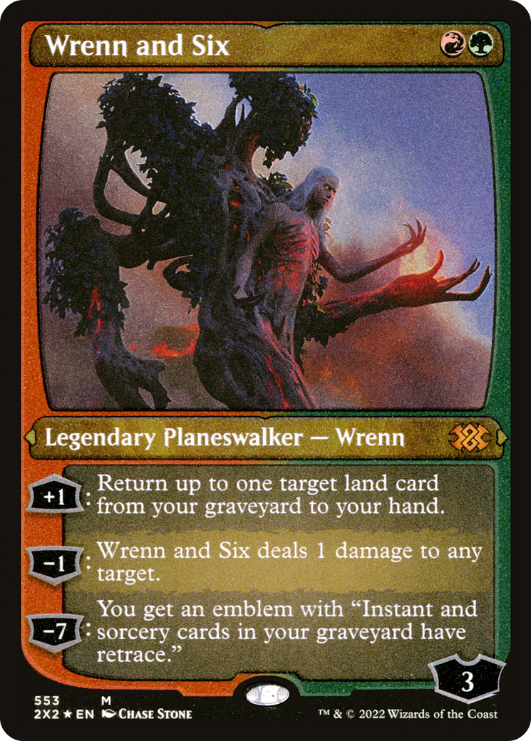 Wrenn and Six (Foil Etched) (2X2-553) - Double Masters 2022 Foil