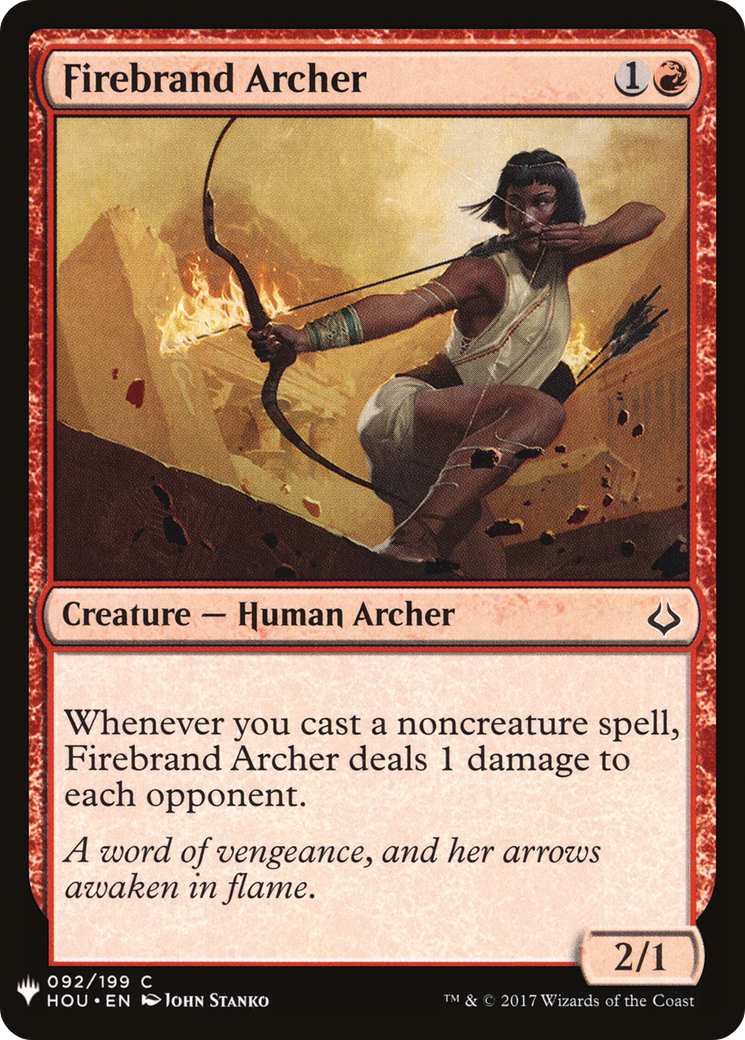 Firebrand Archer (LIST-092) - The List