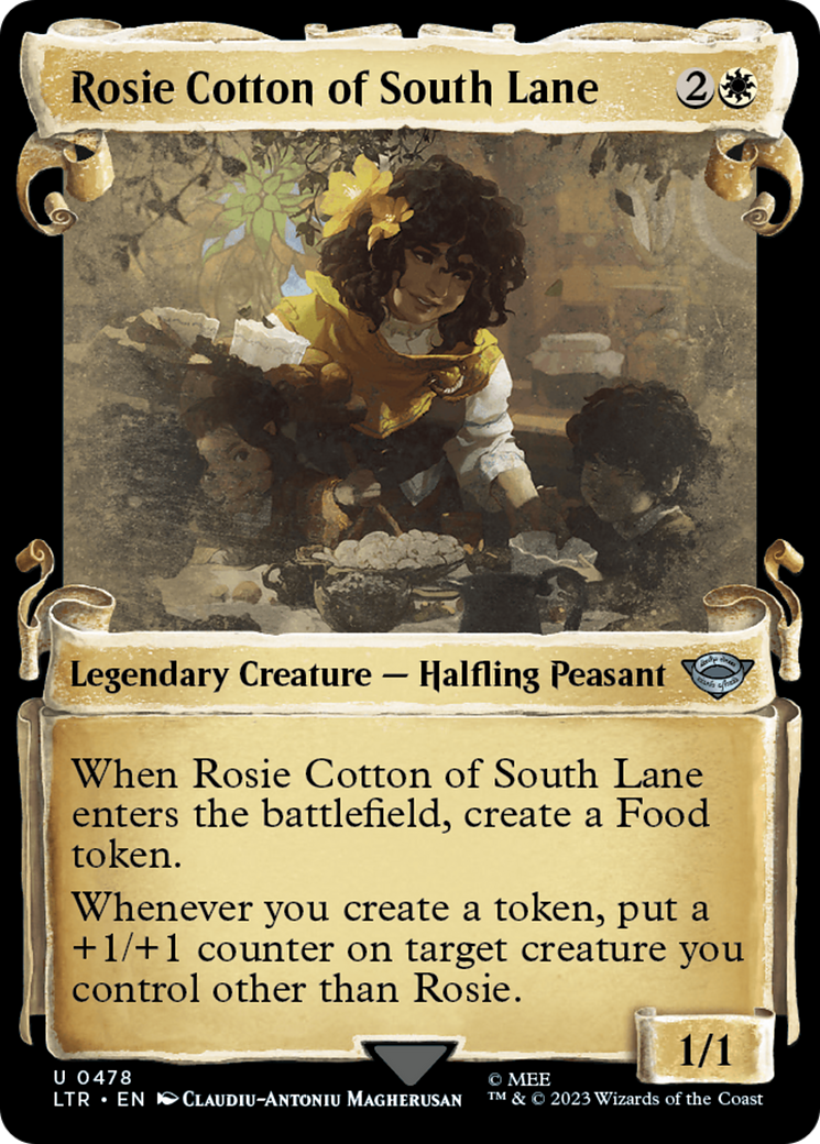 Rosie Cotton of South Lane (Showcase Scrolls) (LTR-478) - The Lord of the Rings: Tales of Middle-earth: (Showcase) Foil