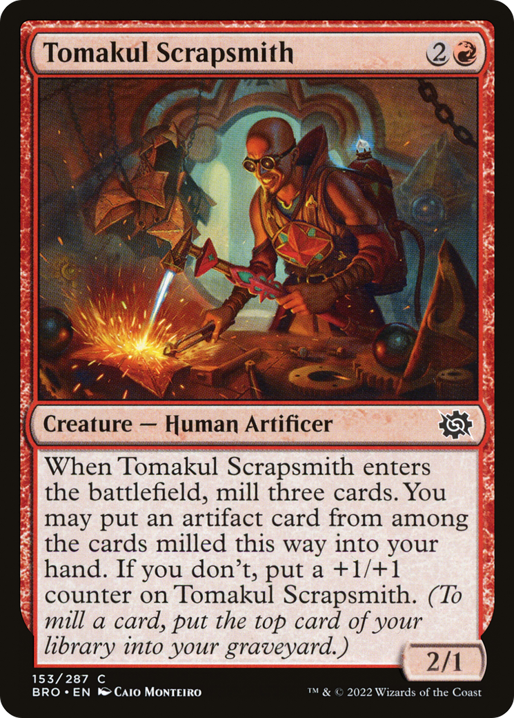 Tomakul Scrapsmith (BRO-153) - The Brothers' War Foil