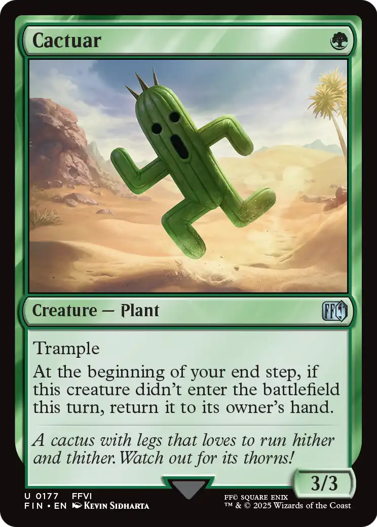 Cactuar (FIN-177) - FINAL FANTASY