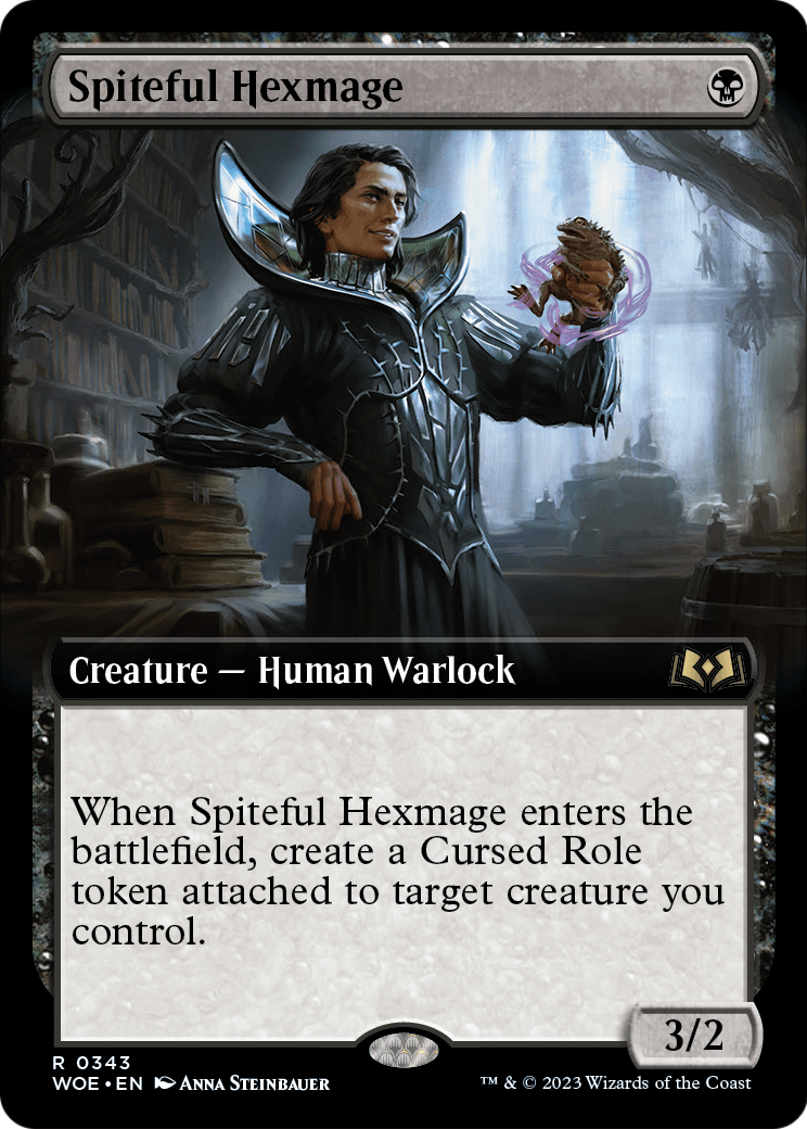 Spiteful Hexmage (Extended Art) (WOE-343) - Wilds of Eldraine: (Extended Art)