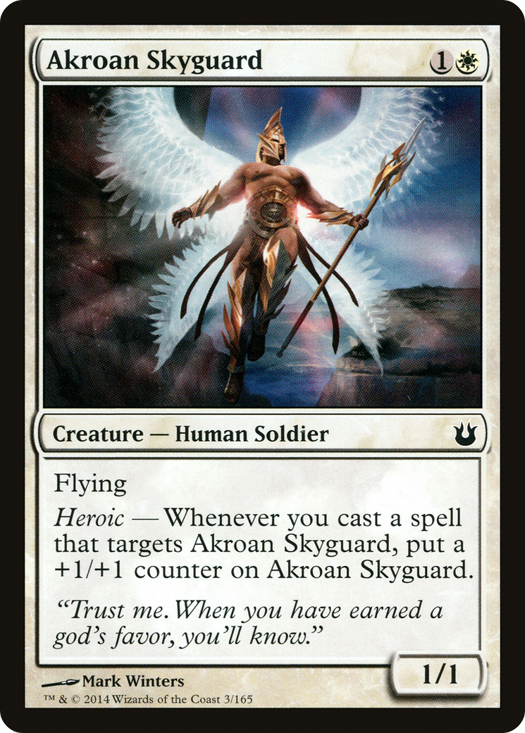Akroan Skyguard (BNG-003) - Born of the Gods Foil