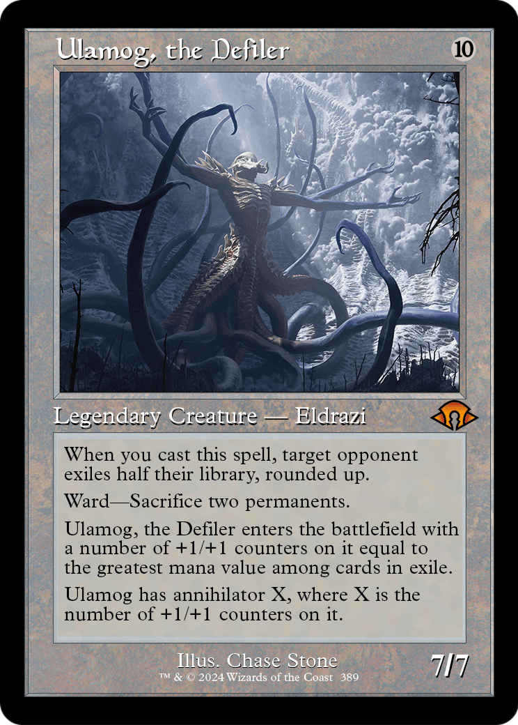 Ulamog, the Defiler (Retro Frame) (MH3-389) - Modern Horizons 3 Foil