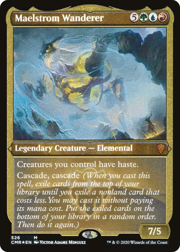 Maelstrom Wanderer (Foil Etched) (CMR-526) - Commander Legends Foil