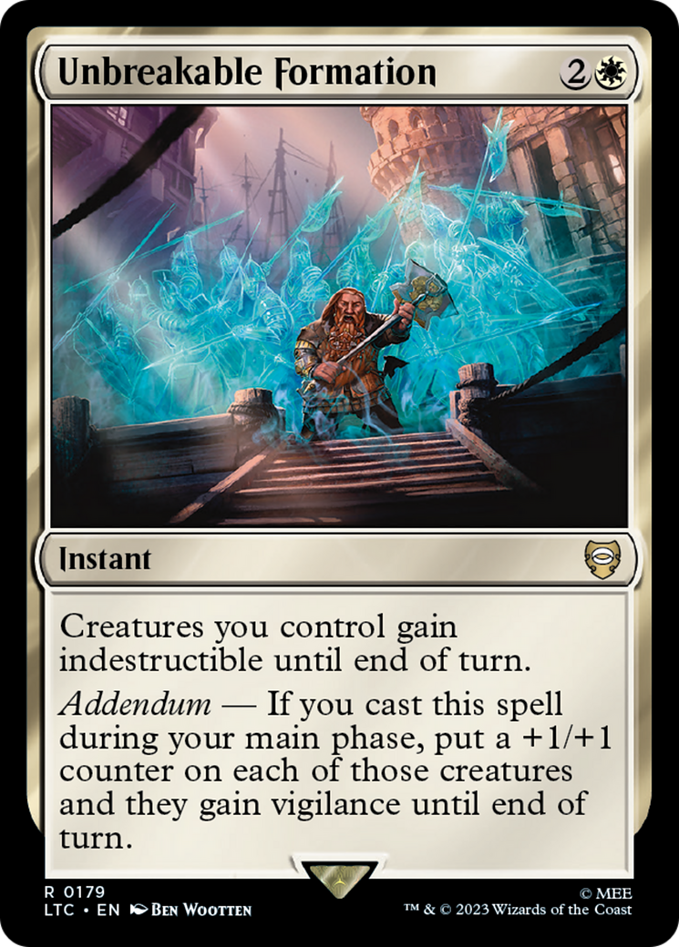 Unbreakable Formation (LTC-179) - Tales of Middle-earth Commander