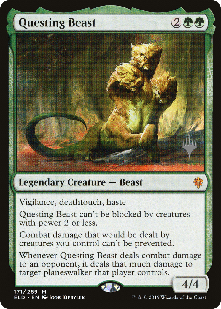 Questing Beast (PPELD-171) - Throne of Eldraine Promos