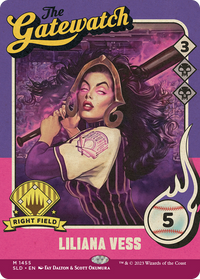 Liliana Vess (1455) (SLD-1455) - Secret Lair Drop: (Full Art) (Borderless) Foil