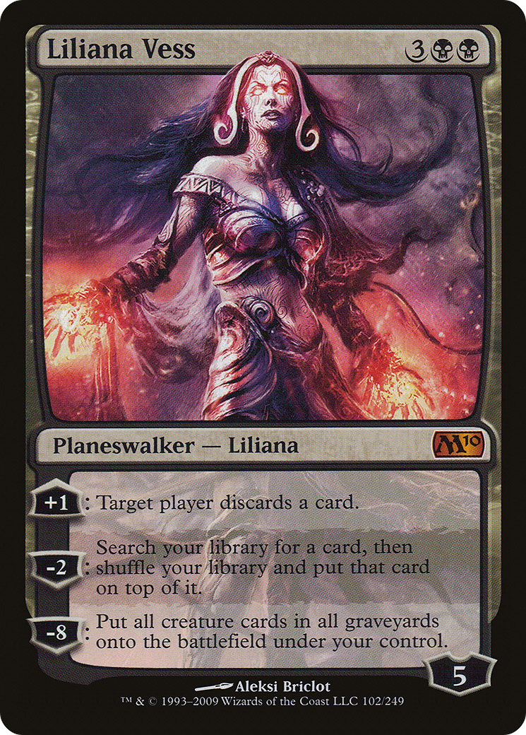 Liliana Vess (M10-102) - Magic 2010 Foil